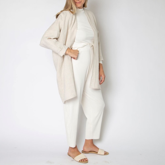 Hackwith Design House Easy Jacket White 100% Cotton Size 26 28 - Picture 4 of 9